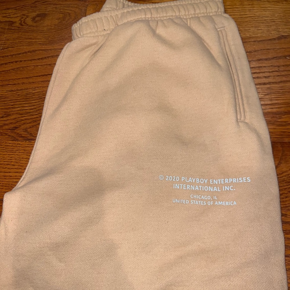 PLAYBOY Beige Lounge Pants